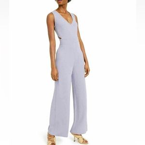 NWT Bar III Silver Bullet Lavender jumpsuit Sz 2